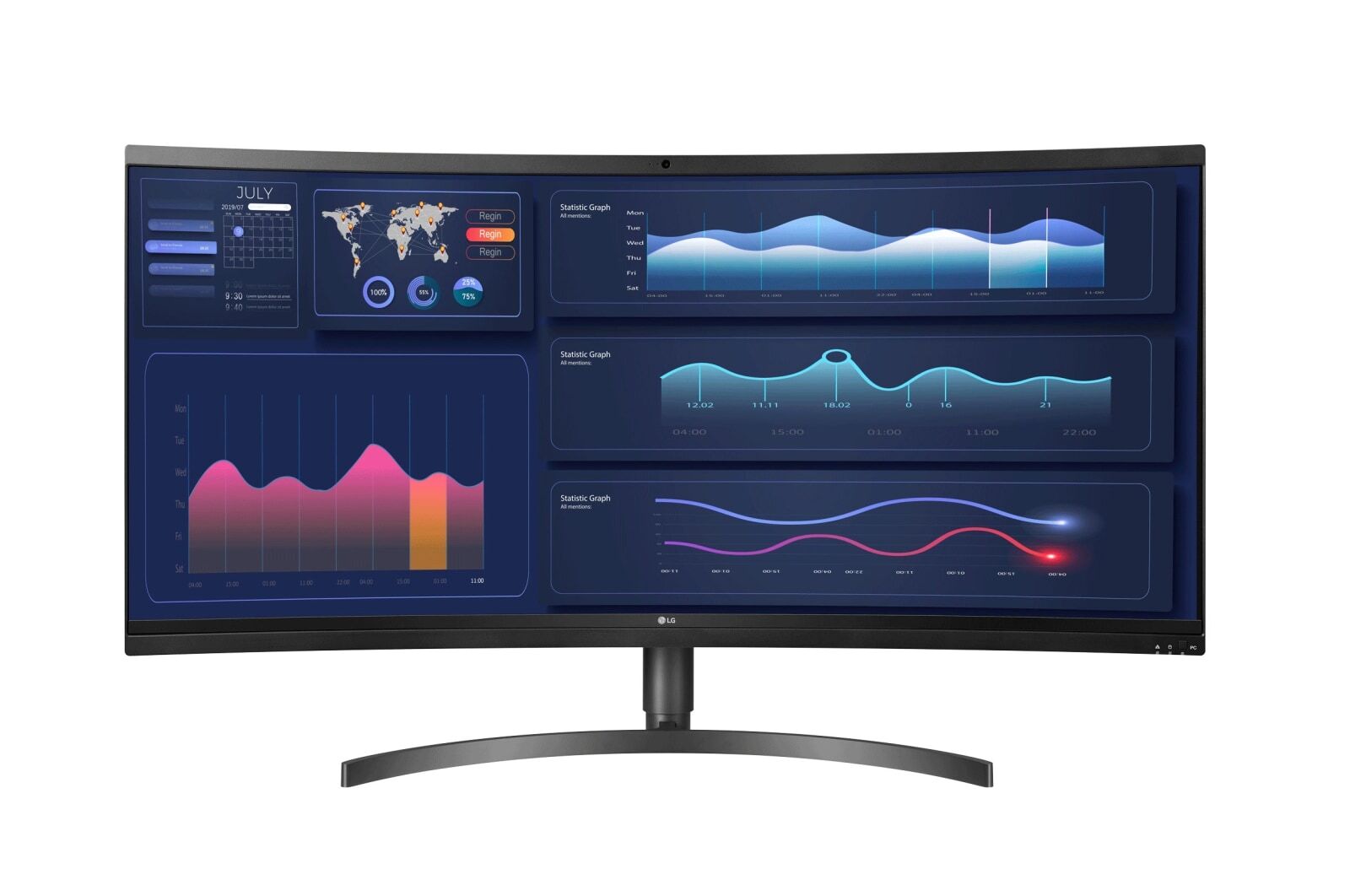 CommericalDisplayWorks.co.uk LG 38CK950N-1C LG 38 inch class Curved UltraWide Thin Client Monitor