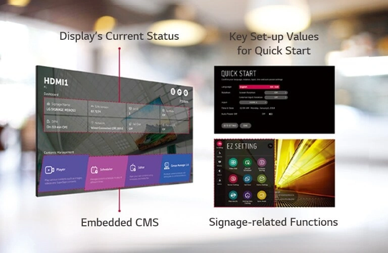 Intuitive menu structure interface